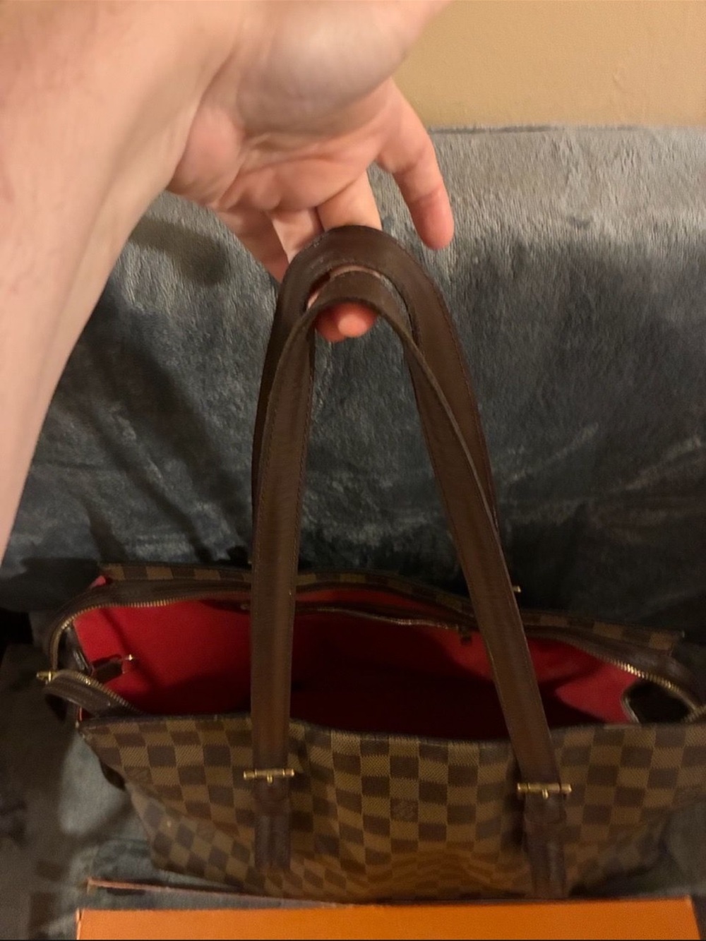 Louis Vuitton Damier Ebene Chelsea Tote Bag - Picture 3 of 7